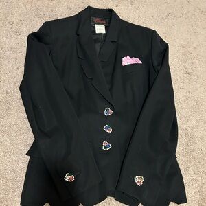 100% Wool Lolita Lempicka Jacket Made In France